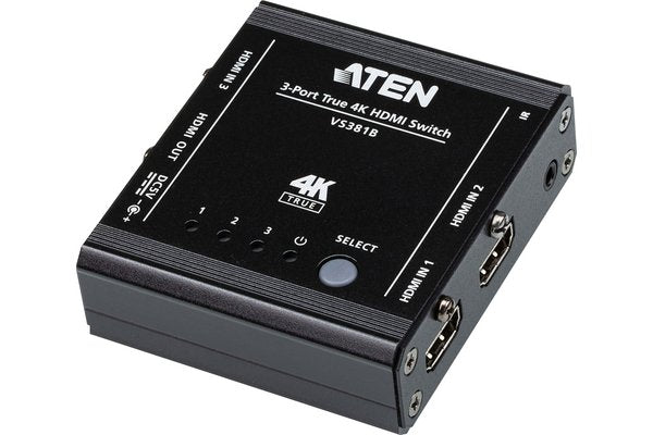 ATEN. VS381B COMMUTATEUR HDMI 2.0 3 PORTS