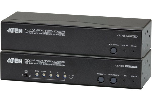 Aten CE775 prolongateur KVM Double Écran VGA/USB/Audio 300M