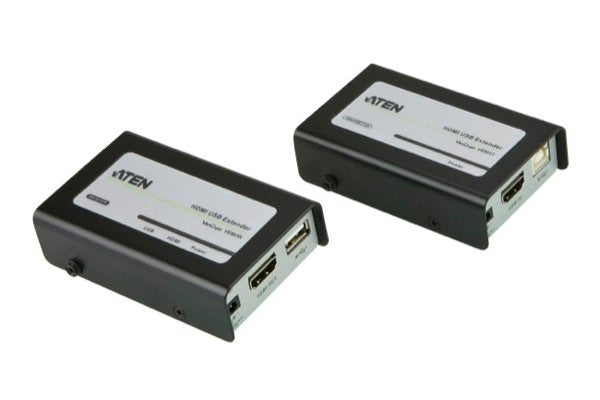 ATEN VE803-AT-G extension audio/video Émetteur et récepteur AV Noir