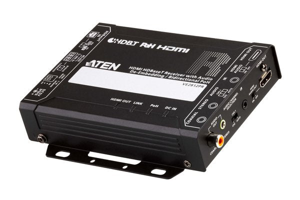 ATEN VE2812PR récepteur HDBaseT avec extraction audio / PoH bidirectionnel