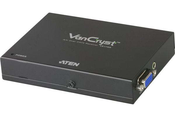 ATEN VE170R-AT-G extension audio/video Récepteur AV Noir