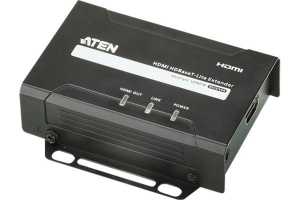 ATEN VE801R-AT-G extension audio/video Récepteur AV Noir
