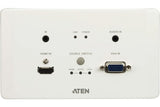 ATEN VE2812AEUT plaque murale HDBaseT HDMI et VGA