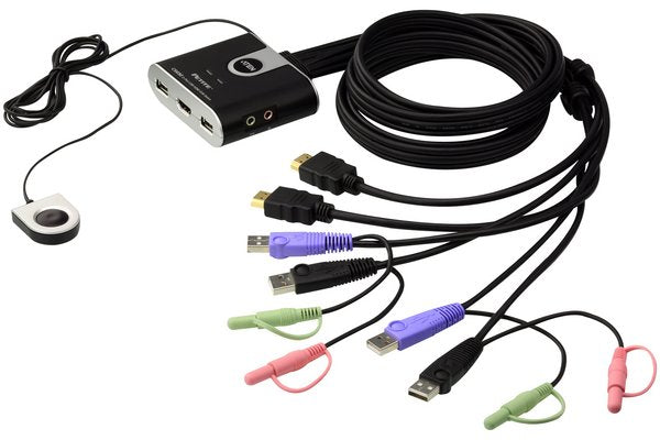 Aten CS692 KVM in Cable 2 ports HDMI/USB+Audio