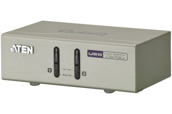 Aten CS72U-AT 2-Port USB VGA/Audio Commutateur KVM