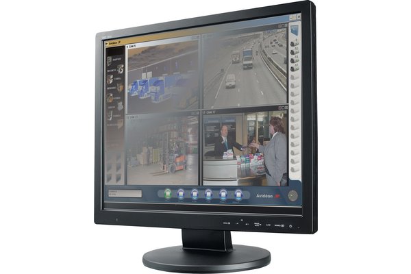 Hanwha SMT-1935 moniteur de vidéosurveillance 19" 5/4 600 lignes TV