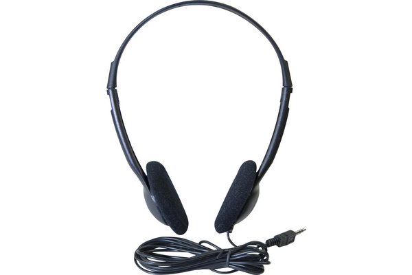 Casque Stéréo Eco Jack 3.5 mm noir