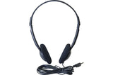 Casque Stéréo Eco Jack 3.5 mm noir