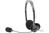 DACOMEX Casque-Micro AH710-U Stéréo Ajustable USB noir