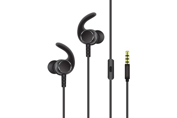 DACOMEX Ecouteurs AE390 avec micro Jack 3.5 mm