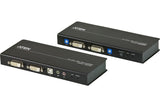 Aten CE604 prolong. KVM double écran DVI/USB/AUDIO/RS232 60M