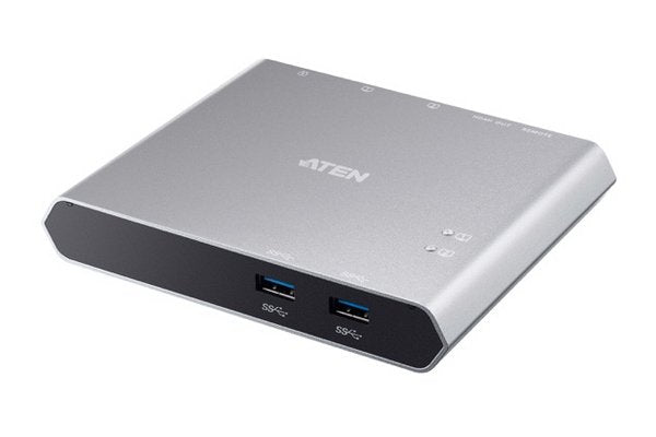 ATEN US3310 Switch KVM 2 entrées PC USB-C vers USB 3.0 + écran HDMI