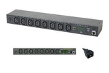 MULTIPRISE 19" IP PDU MESURE & CONTROLE - 8 PRISES C13