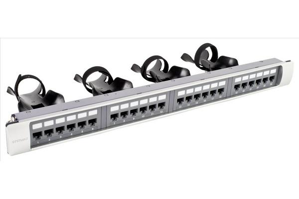 Panneau de brassage Systimax équipé Cat6 non blindé, 1U