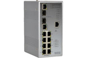 CNGE2FE8MSPOE+ - Switch indus. manag. L2 8 FE PoE+ et 2 Combo 1000Base-TX/SFP