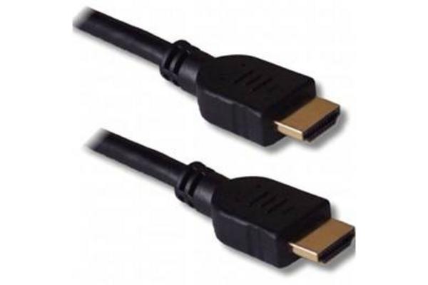 Cordon HDMI type A mâle/type A mâle, 20 m, noir