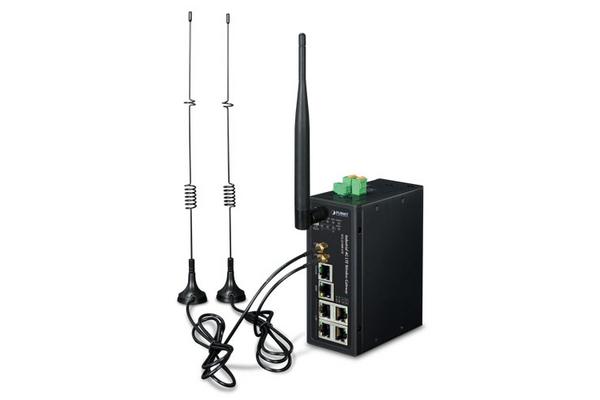 Planet ICG-2510W-LTE-EU Routeur Cellulaire Industriel 4G LTE Noir DIN-Rail IP30