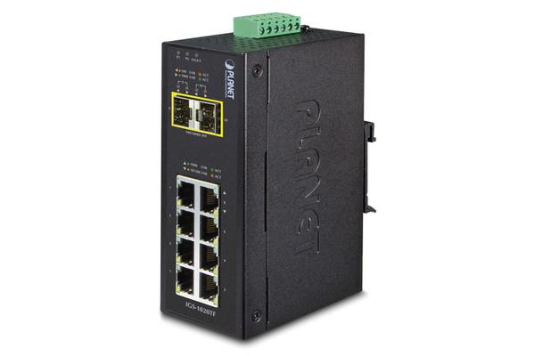 PLANET IGS-1020TF commutateur réseau Non-géré Gigabit Ethernet (10/100/1000) Bleu