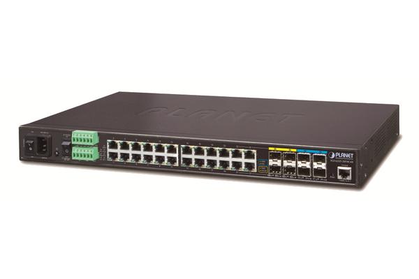 PLANET IGS-6325-20T4C4X commutateur réseau Géré L3 Gigabit Ethernet (10/100/1000) 1U Bleu