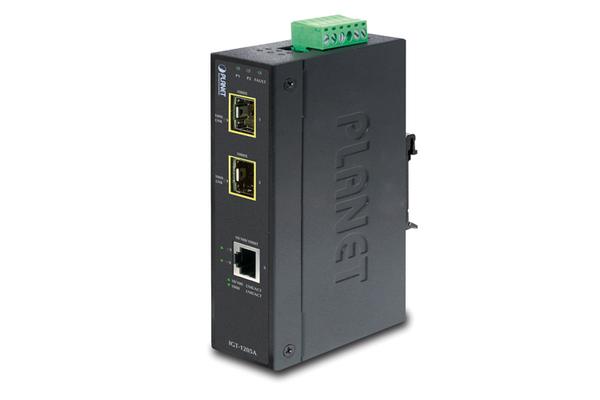 PLANET IGT-1205AT convertisseur de support réseau 1000 Mbit/s Bleu