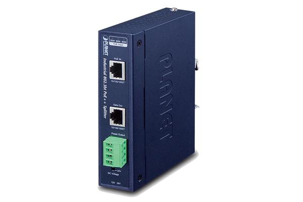 PLANET IPOE-173S séparateur voix-données Bleu Connexion Ethernet, supportant l'alimentation via ce port (PoE)
