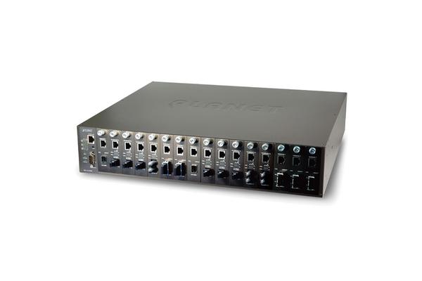 PLANET MC-1610MR convertisseur de support réseau Noir