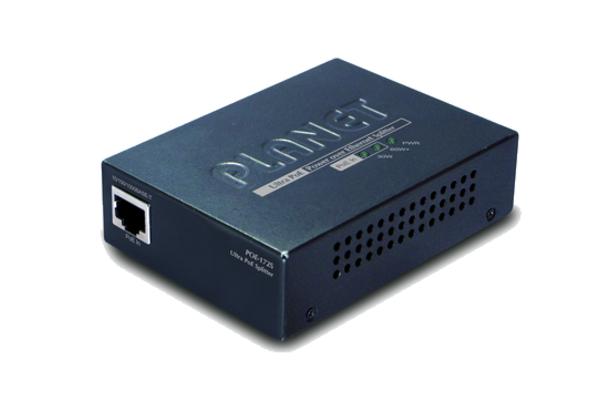 PLANET POE-172S séparateur voix-données Noir Connexion Ethernet, supportant l'alimentation via ce port (PoE)