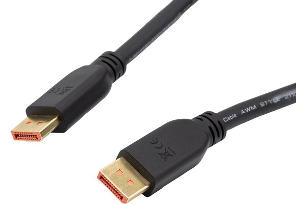 CORDON DISPLAYPORT 2.1 matériaux recyclés 80Gbps - 2M