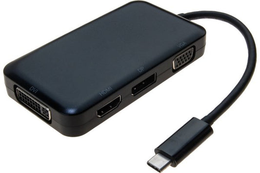 Convertisseur multiports USB Type-C vers VGA - DVI - HDMI - DisplayPort