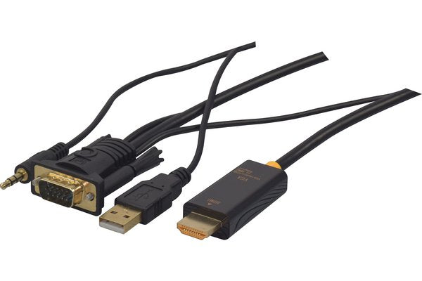 DACOMEX Casque-Micro AH710-U Stéréo Ajustable USB noir