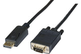 Cordon DisplayPort  1.1 vers VGA - 2m