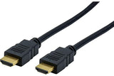 CORDON HDMI HIGHSPEED AVEC ETHERNET OR - 1m