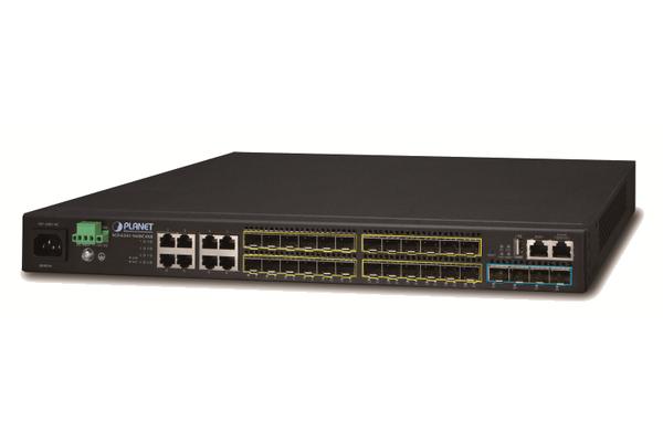 PLANET SGS-6341-16S8C4XR commutateur réseau Géré L3 Gigabit Ethernet (10/100/1000) 1U Noir