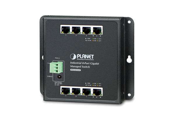 PLANET WGS-4215-8T commutateur réseau Géré Gigabit Ethernet (10/100/1000) Noir