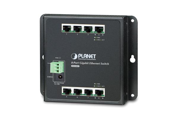 PLANET WGS-803 commutateur réseau Non-géré L2 Gigabit Ethernet (10/100/1000) Noir
