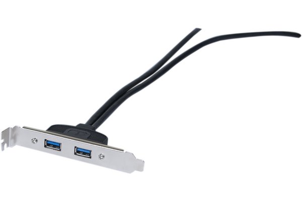 Equerre slot USB 3.0 2 ports - Carte mère DIP 19 pts