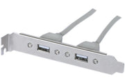 Equerre slot USB 2.0 2 ports - Carte mère DIP 10 pts