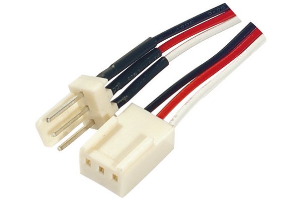 Rallonge d alimentation pour ventilateur 3 broches - 45 cm