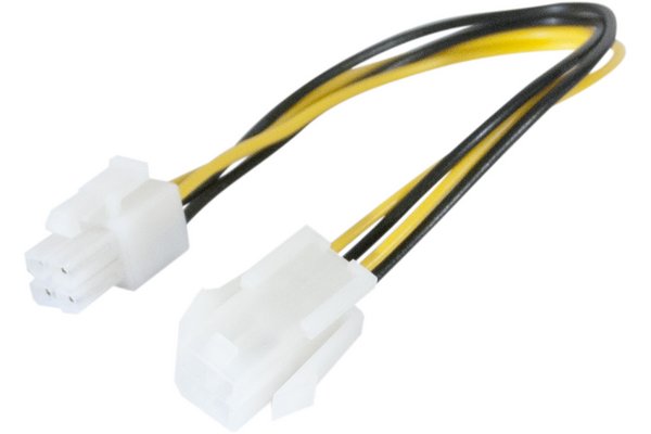 Rallonge d alimentation ATX P4 pour carte mère - 20 cm