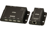 ATEN UCE3250 Extendeur USB 2.0 Cat.5 50m Hub metal 4 ports