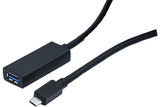 Cordon rallonge USB-C 3.1 Male vers USB-A Femelle 10m amplification électronique