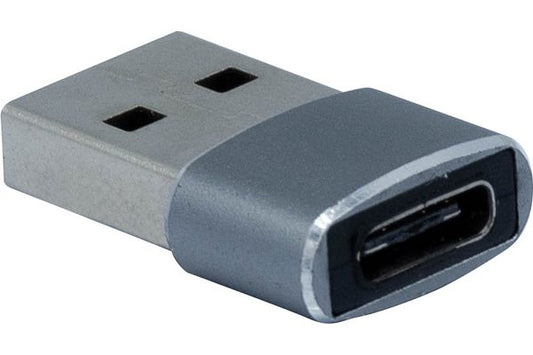 Adaptateur slim USB 2.0 A mâle - Type-C femelle