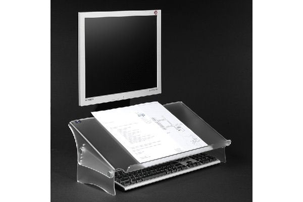 DATAFLEX Porte copie/doc. Acrylique - Hauteur réglable 49411