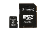 INTENSO Carte MicroSDHC Class 10 - 16 Go