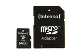 INTENSO Carte MicroSDXC Class 10 - 64 Go