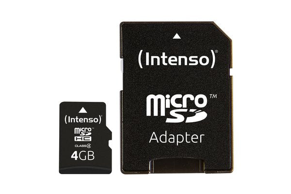 INTENSO Carte MicroSDHC Class 4 - 4 Go