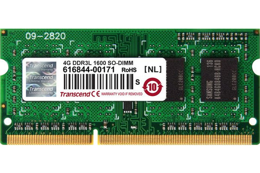 Mémoire TRANSCEND SODIMM 2Rx8 DDR3L PC3-12800/1600MHz 8Go