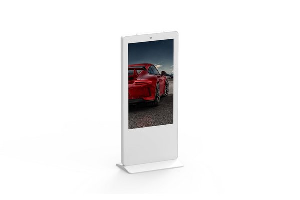 TOTEM BLANC NOHA 55" - INDOOR, Full HD, 450 cd/m², SANS PLAYER