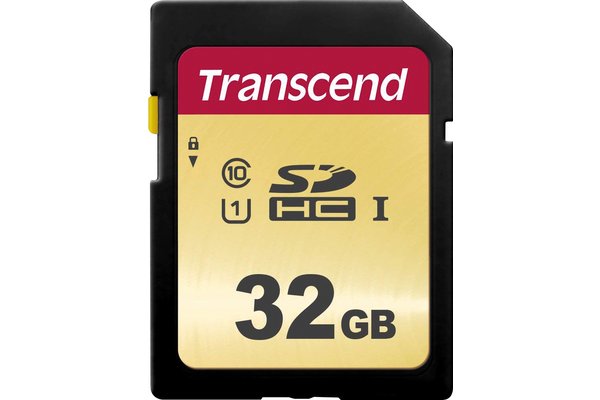 TRANSCEND Carte SDHC UHSI 500S Class 10 32 Go