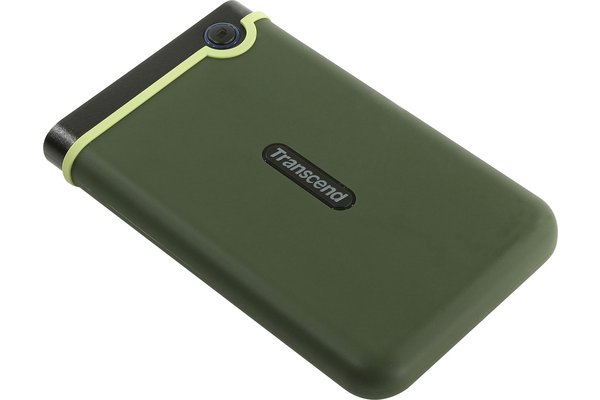TRANSCEND DD externe 2.5   StoreJet 25M3 USB 3.0 2 To vert militaire
